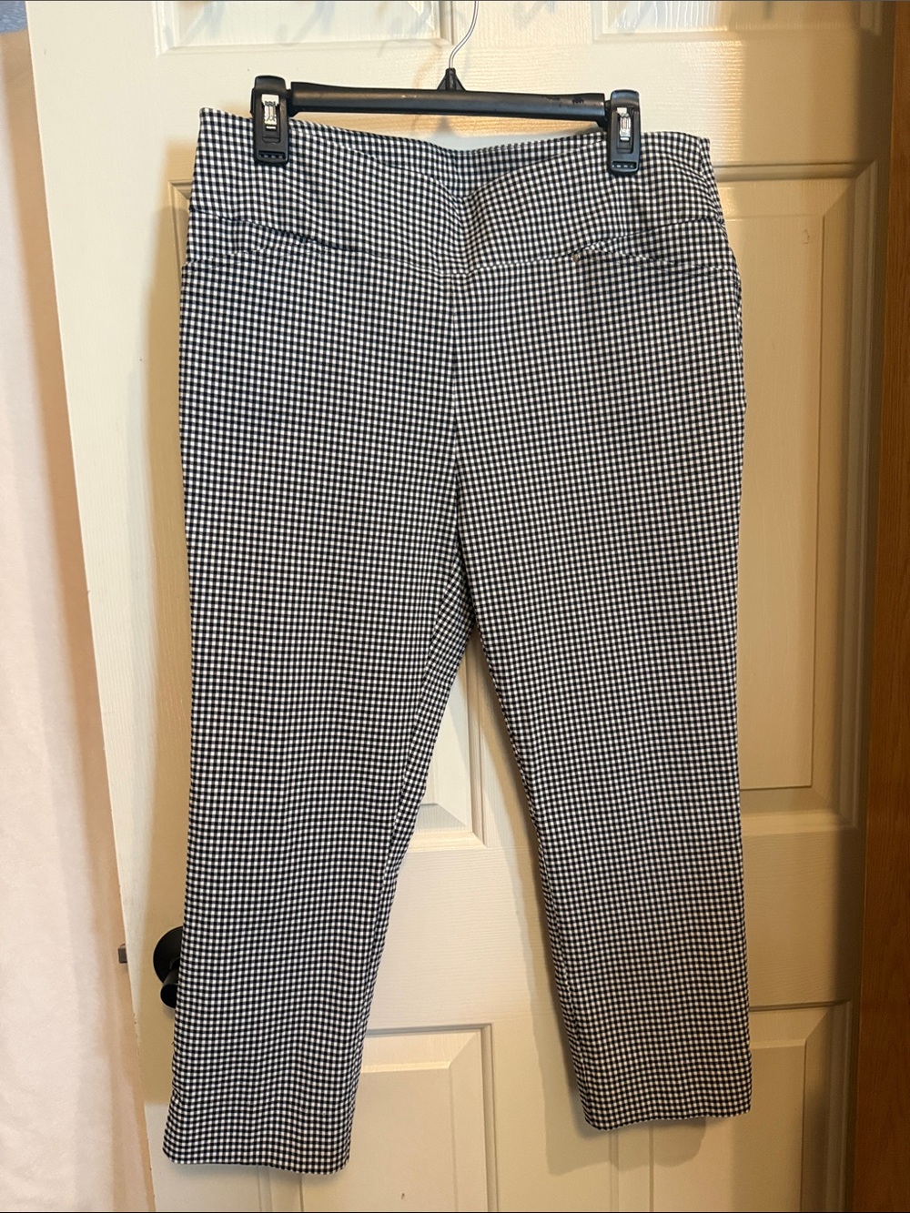 Jules & Leopold Black and White Gingham Women’s Pants